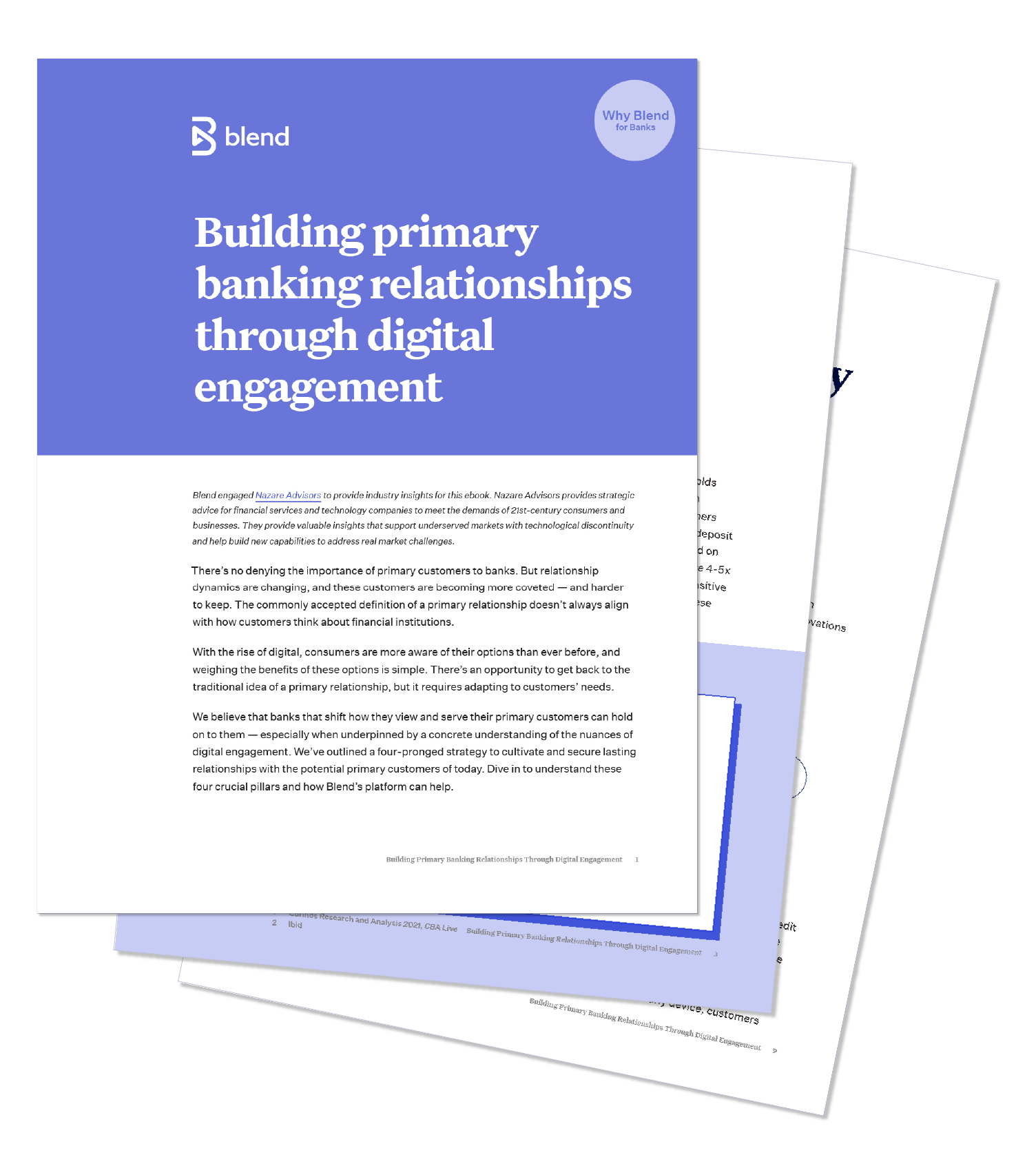 Fanned image of Building primary banking relationships through digital engagement ebook